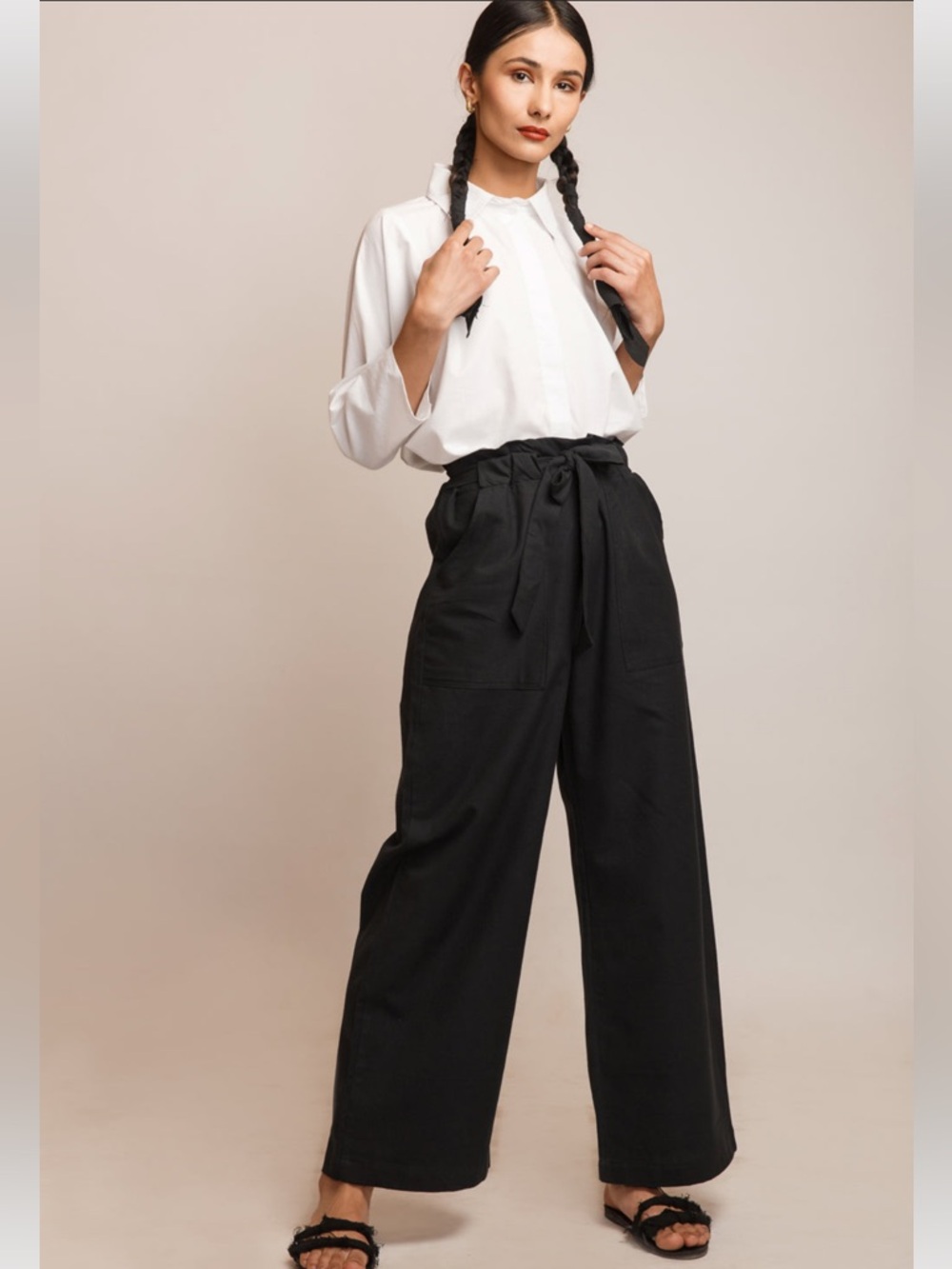 Ekadesma for Mulxiply Wide Leg Pull On Trousers